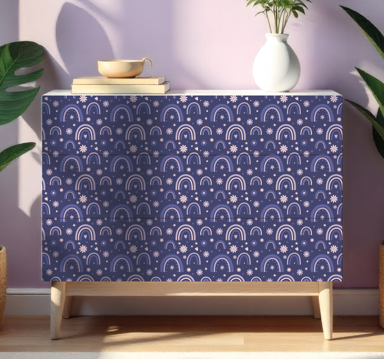 Möbelfolie lila regenbögen - TenStickers