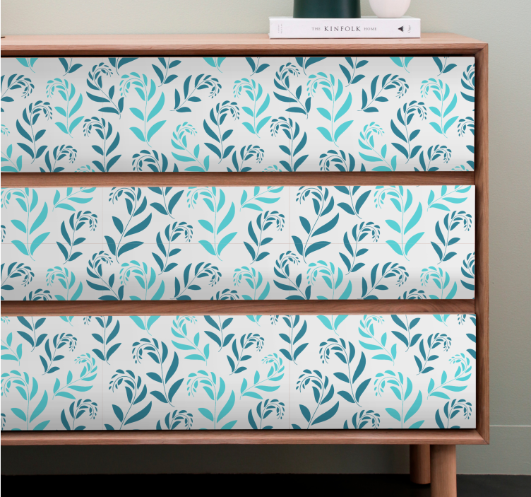 Klebefolie Möbel Pastellfarbenes baummuster - TenStickers