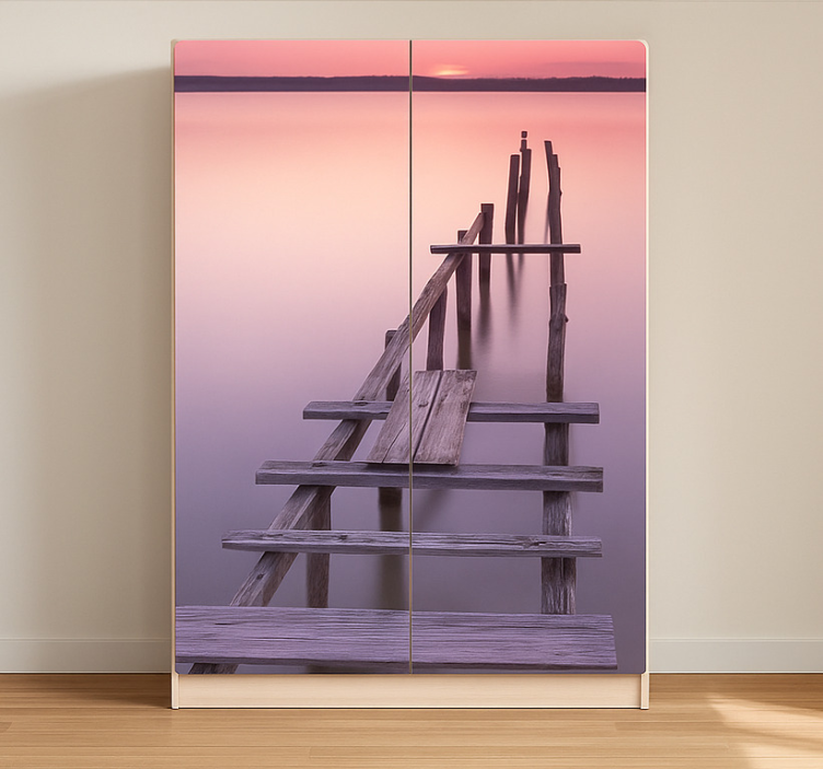 Möbelfolie sonnenuntergangsdeck - TenStickers