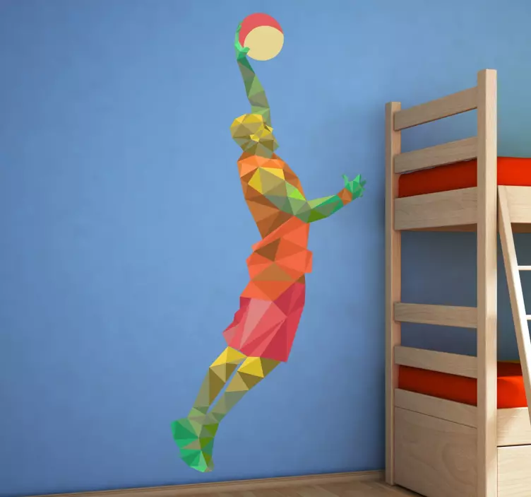 Moderner Basketballspieler - TenStickers