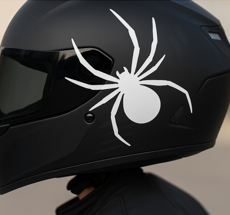 Motorrad Aufkleber einfarbiges spinnendesign - TenStickers