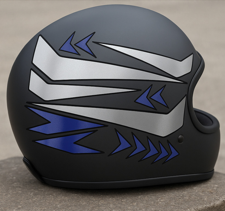Motorrad Aufkleber helm-grafikdesign - TenStickers