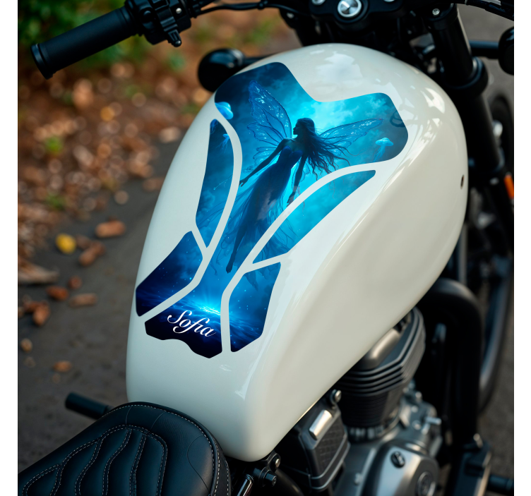 Motorrad Aufkleber tanzende hexe - TenStickers