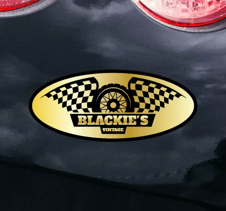 Autoaufkleber Blackie´s Vintage - TenStickers