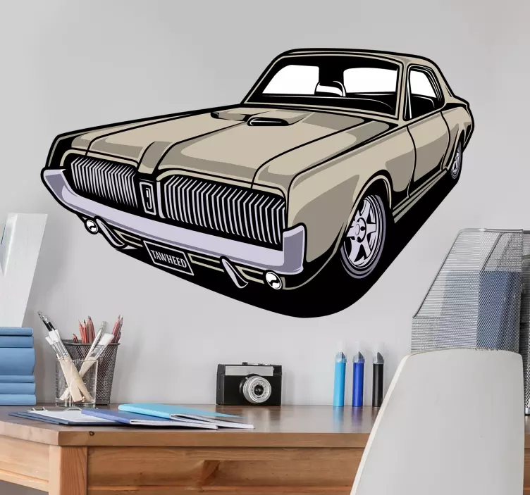 Mustang Auto Vinyl Aufkleber - TenStickers