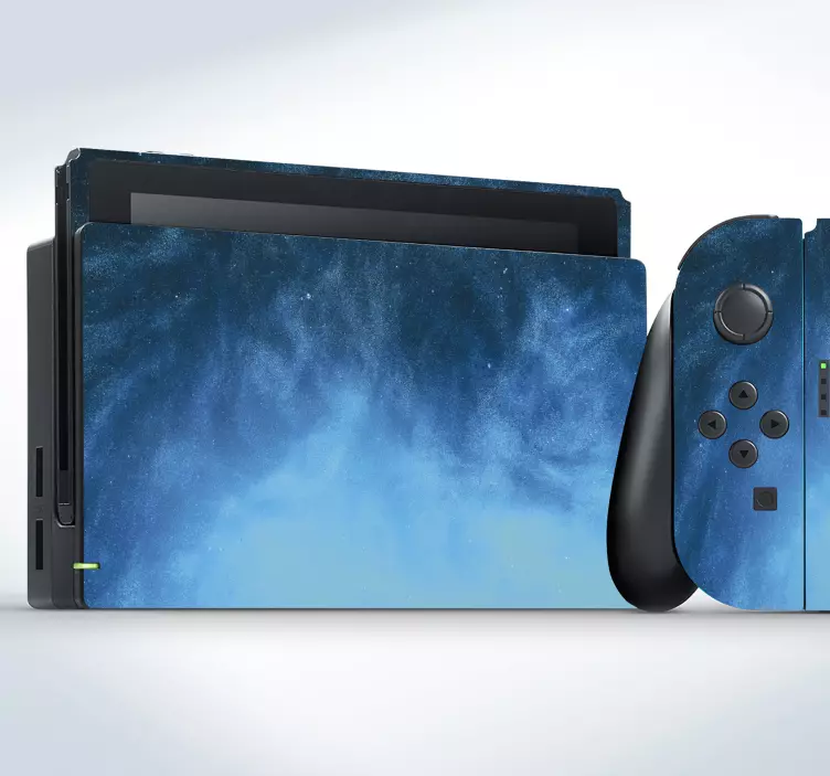 Nintendo sticker stylisches kosmisches design für switch - TenStickers