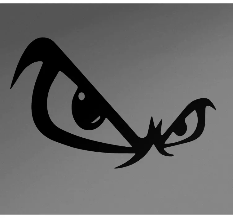 Laptop Aufkleber Einfarbiges erschreckendes augendesign - TenStickers