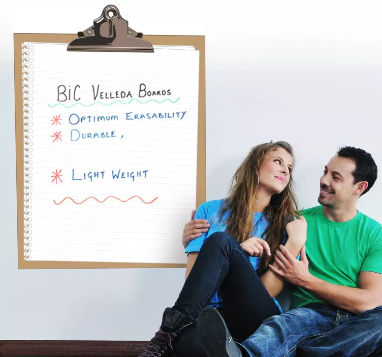 Notizblock Whiteboard Folie - TenStickers