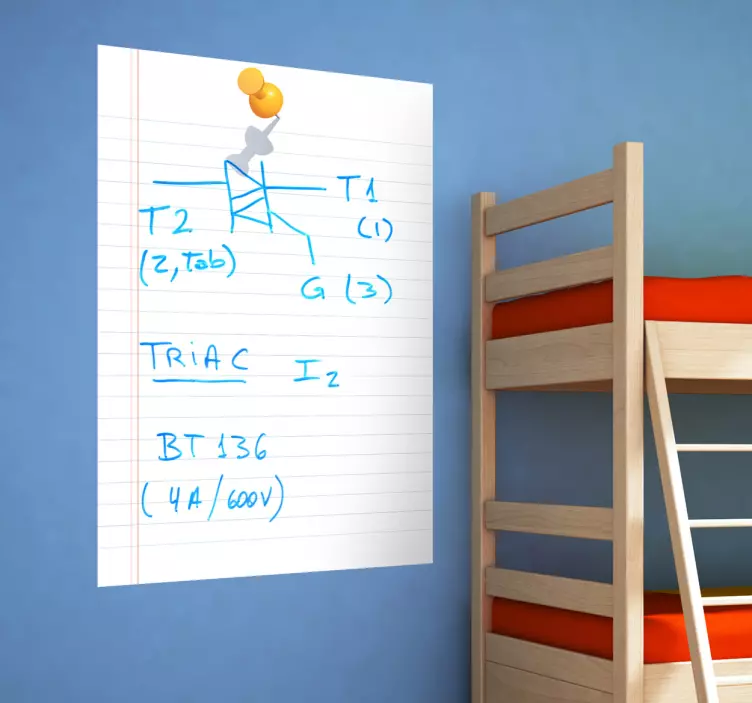 Notizzettel Whiteboard Folie - TenStickers