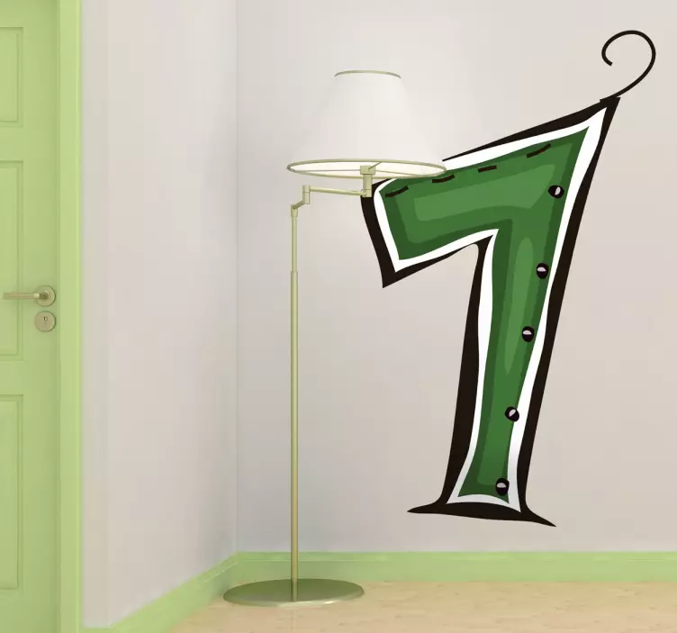 Nummer 1 Aufkleber - TenStickers