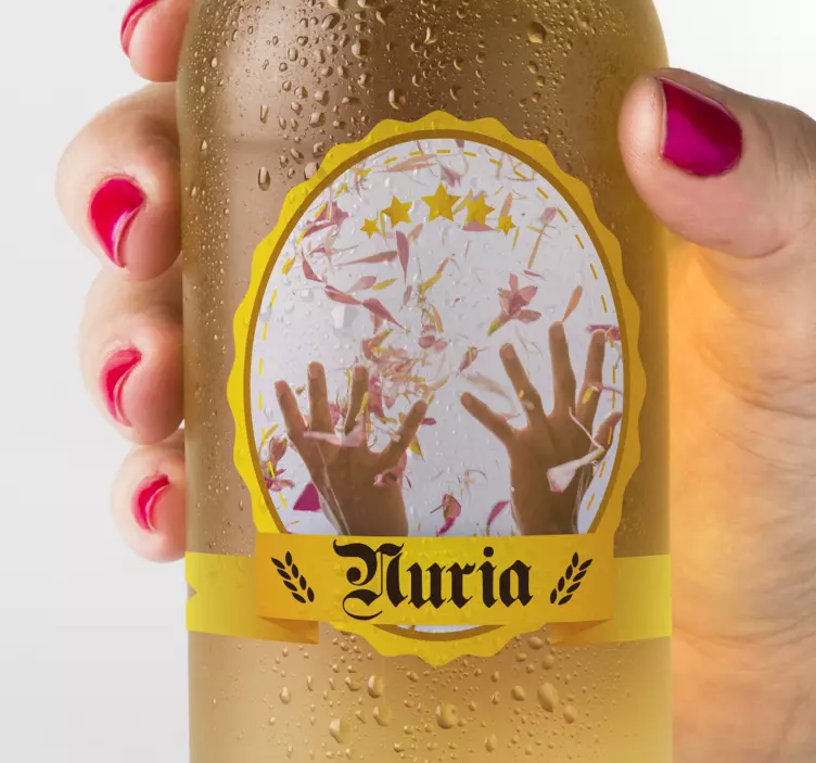 Objekt Aufkleber anpassbares feieretikett - TenStickers