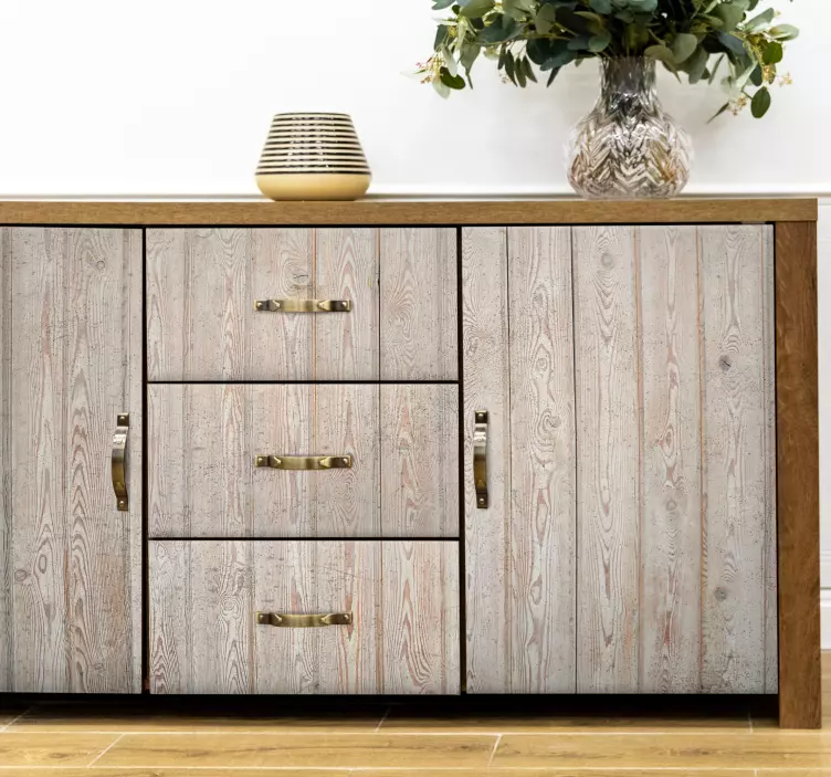 Möbelfolie landhausholzbrett - TenStickers