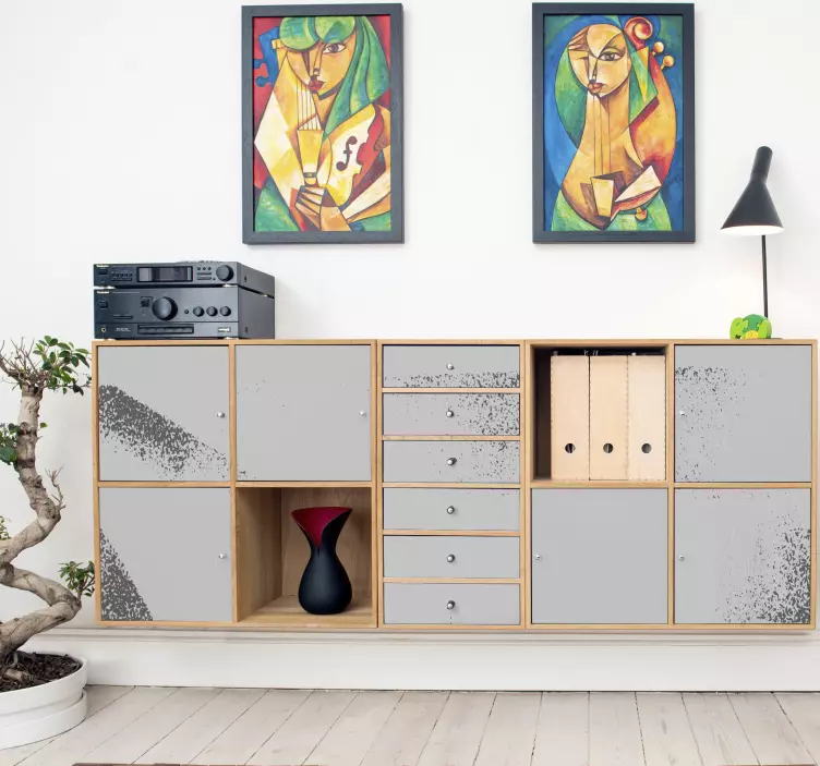 Objekt Aufkleber modernes lagermöbel - TenStickers