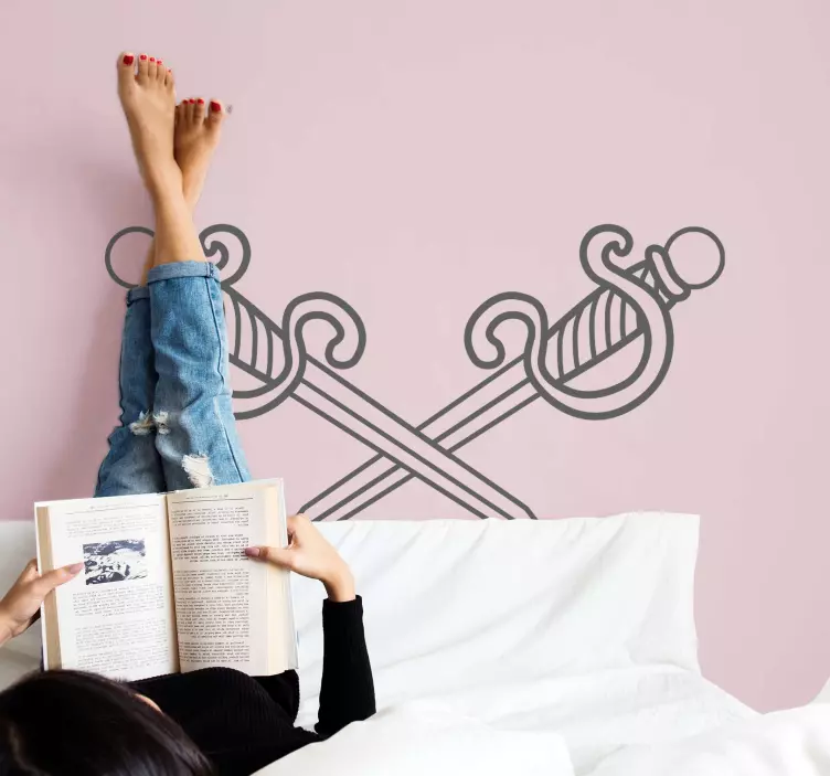 Objekt aufkleber schnittklingen anordnung - TenStickers