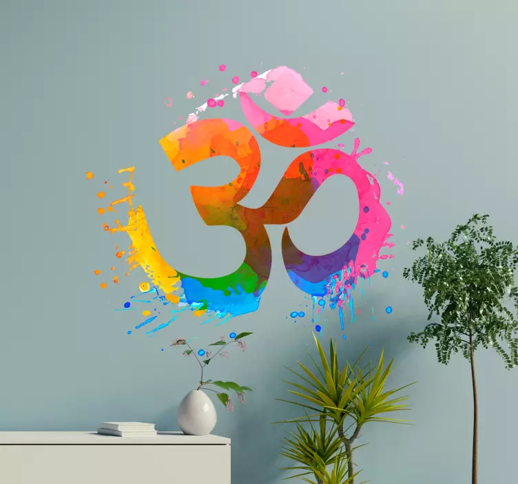 Om Yoga Wandtattoo Schlafzimmer - TenStickers