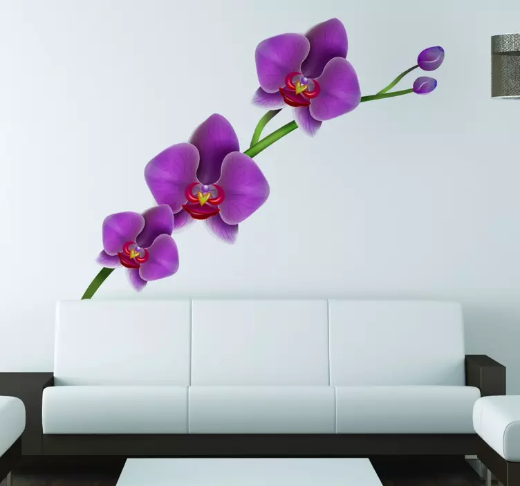 Orchidee Wandtattoo - TenStickers