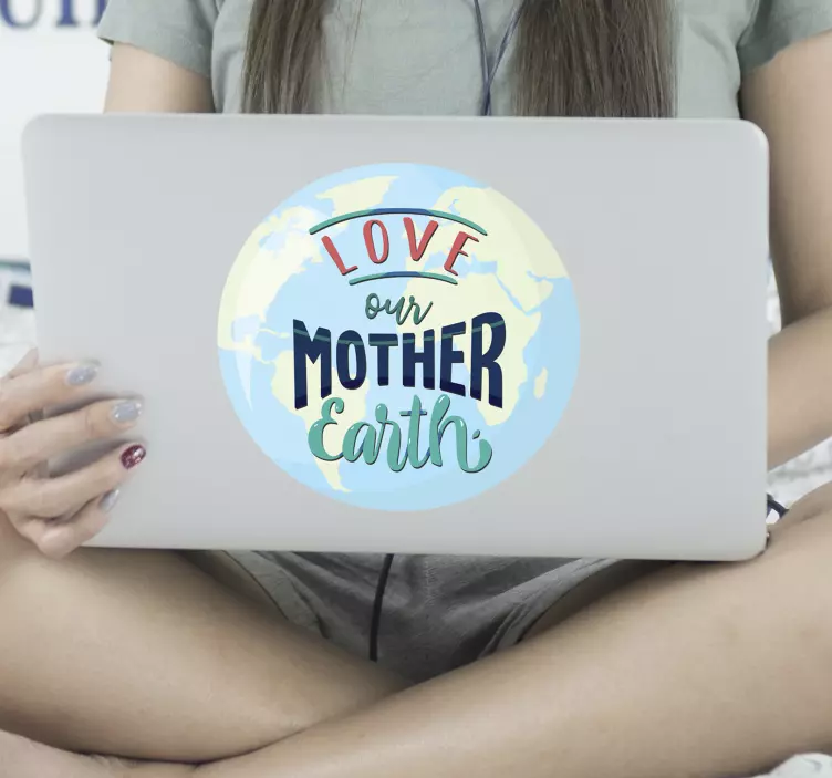 Origineller Aufkleber Love Mother Earth - TenStickers
