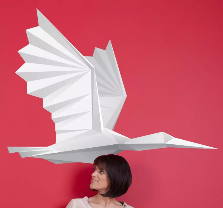 Papiervogel Aufkleber - TenStickers