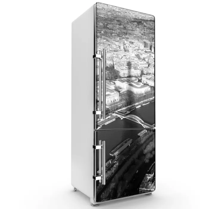 Paris Kühlschrank Aufkleber - TenStickers