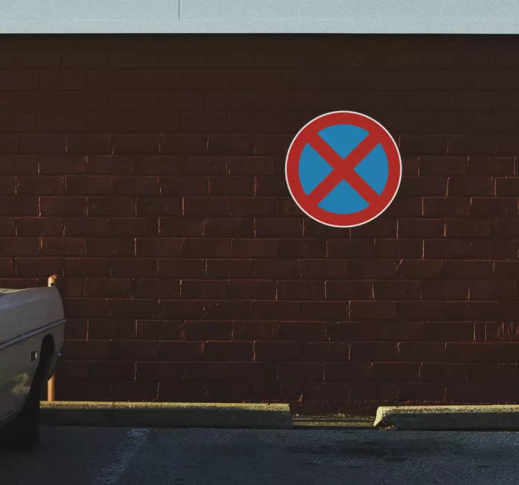 Wandtattoo Garage Parken verboten - TenStickers