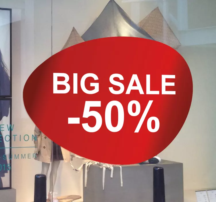 Personalisierter Text Firma Schaufensteraufkleber - TenStickers