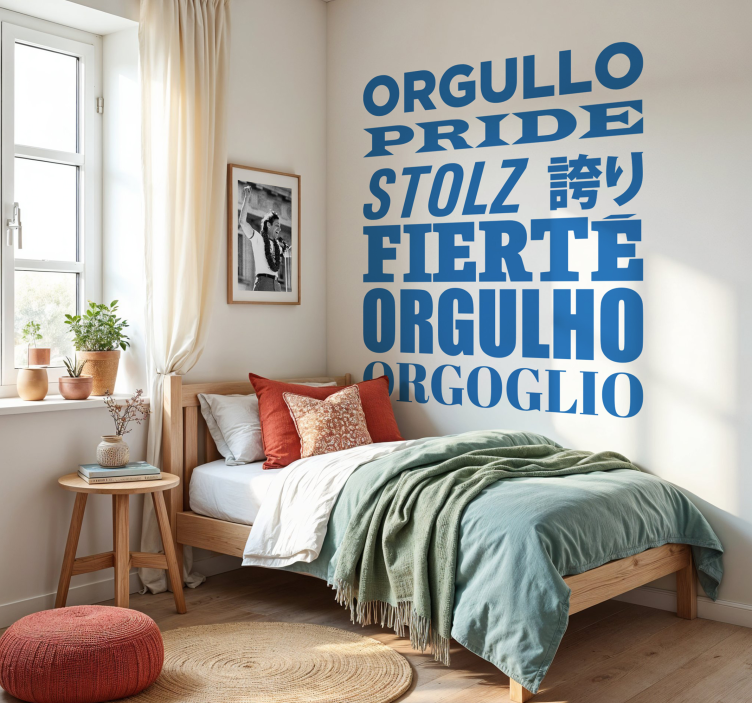 Politik und Religion Sticker stolz worte - TenStickers