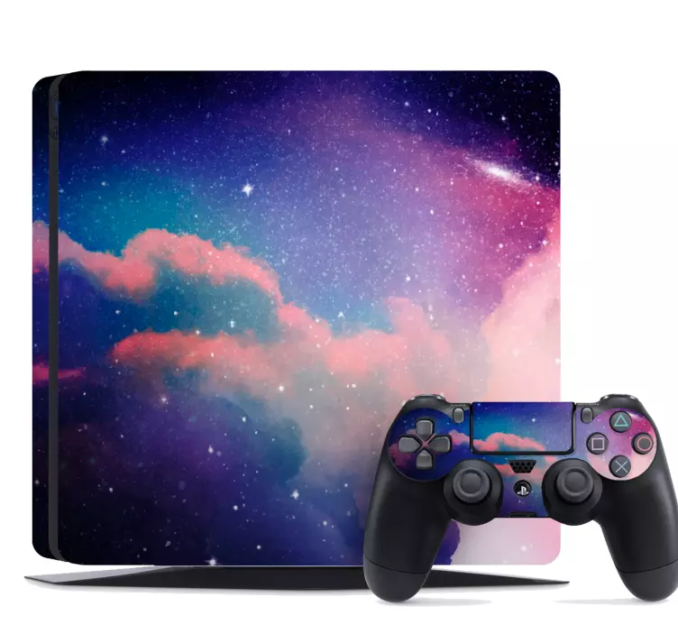 PS4 Aufkleber Galaktische sterne - TenStickers
