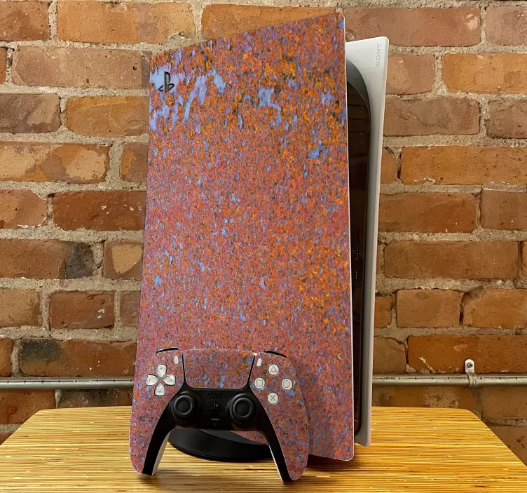Ps5 skin abstrakter farbexplosion - TenStickers