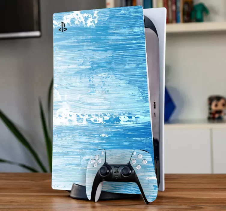 Ps5 skin aqua texturbezug - TenStickers