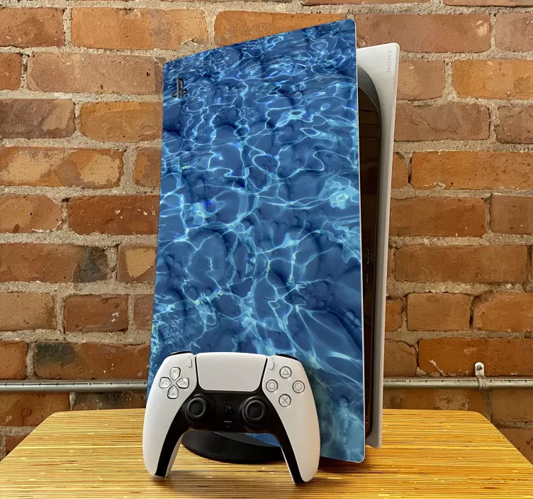 Ps5 skin aquatische oberfläche - TenStickers