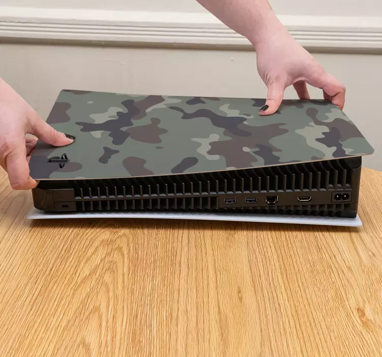 Ps5 skin camouflage grafik - TenStickers