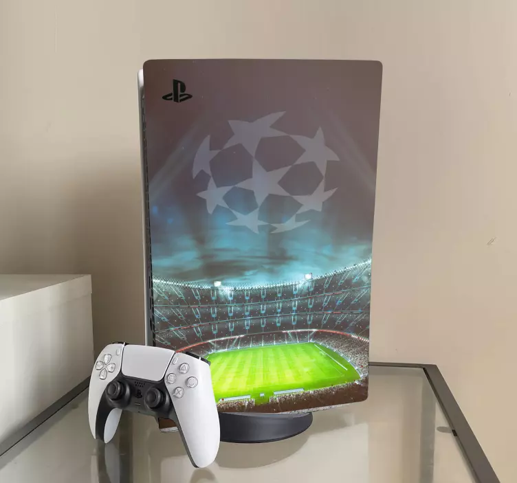 PS5 Aufkleber champions-fußballstadion - TenStickers