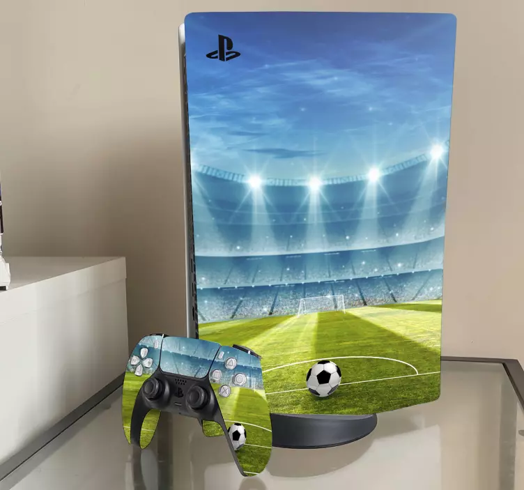 Ps5 skin fußballfeld design - TenStickers