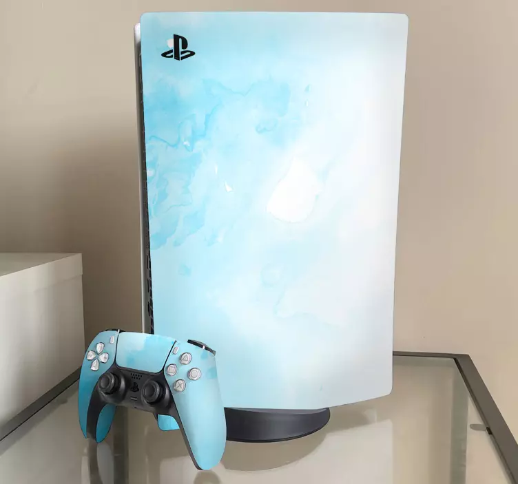 Ps5 skin in aquafarbenem design - TenStickers
