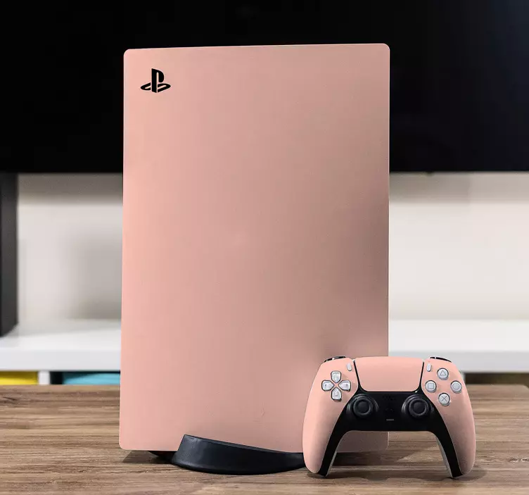 Ps5 skin pfirsich spielzubehör - TenStickers
