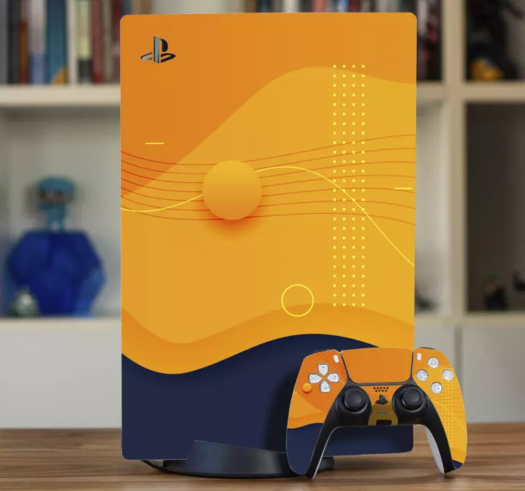 Ps5 skin wellenbewegungsmuster - TenStickers