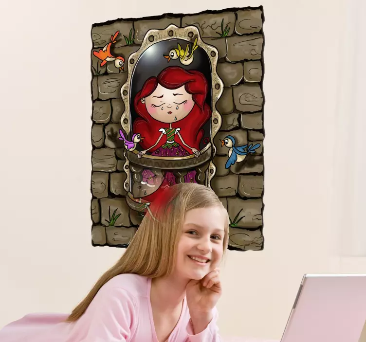 Rapunzel Sticker - TenStickers