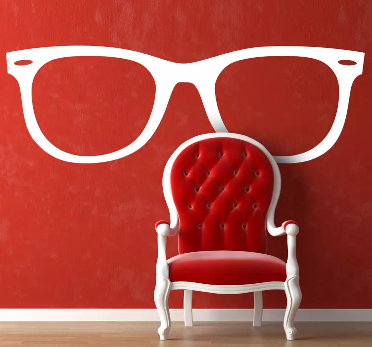 RayBan Aufkleber im Brillendesign - TenStickers
