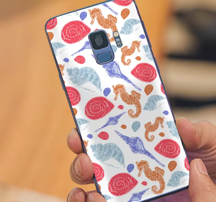 Samsung sticker mit seepferdchen-motiv - TenStickers