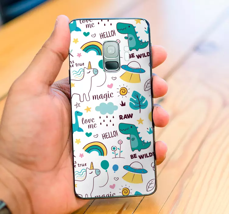 Samsung Sticker verspielte fantasiewesen - TenStickers
