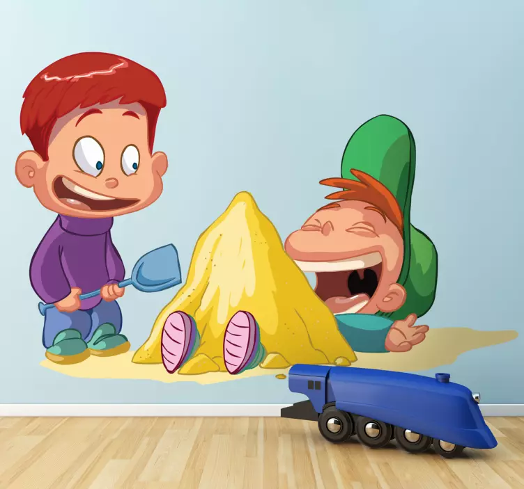 Sandkasten Aufkleber - TenStickers