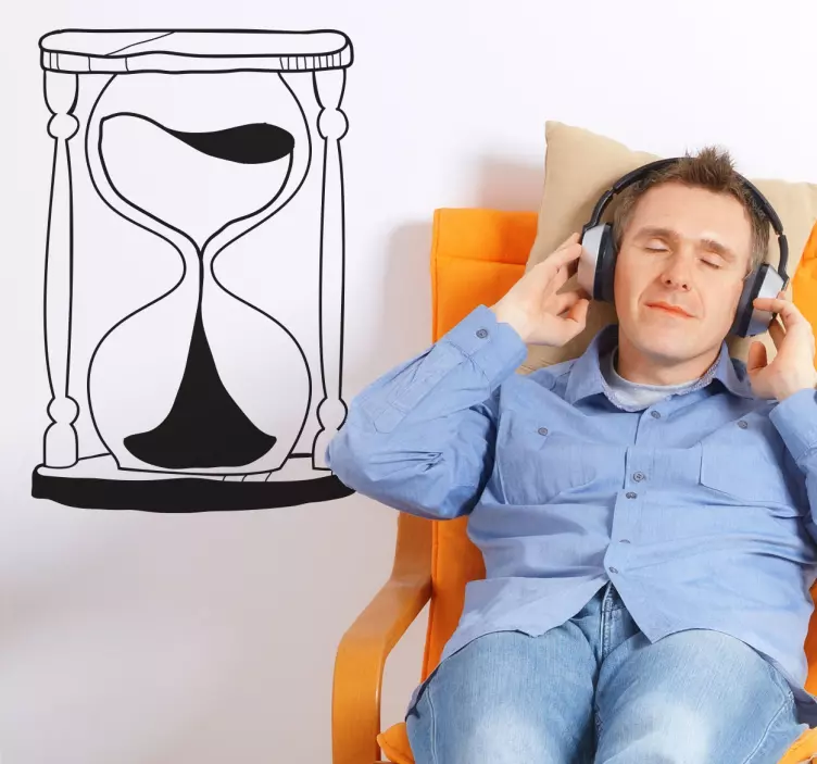 Sanduhr Aufkleber - TenStickers