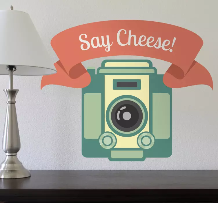 Say cheese Aufkleber - TenStickers