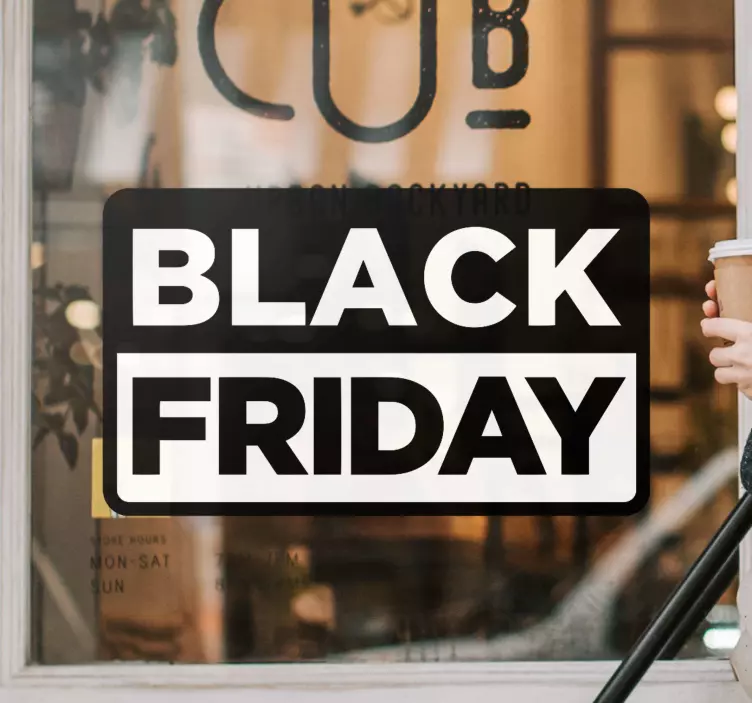 Schaufenster Folie werbeverkaufsalarm - TenStickers