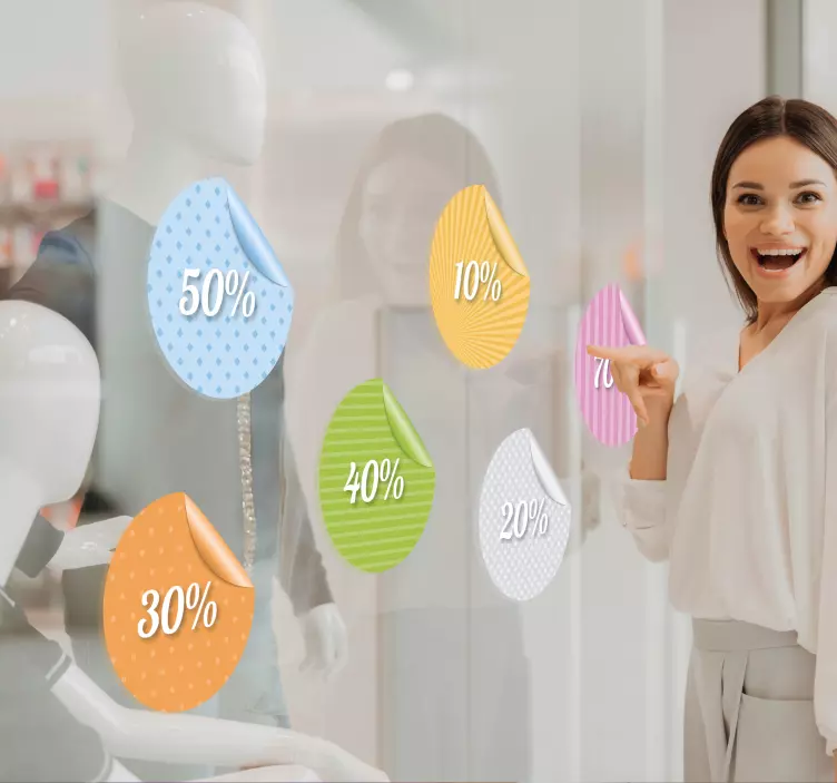 Scheiben Aufkleber  Rabatte - TenStickers
