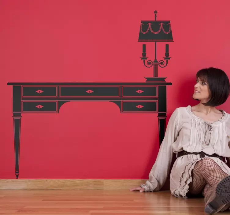 Schreibtisch Aufkleber - TenStickers