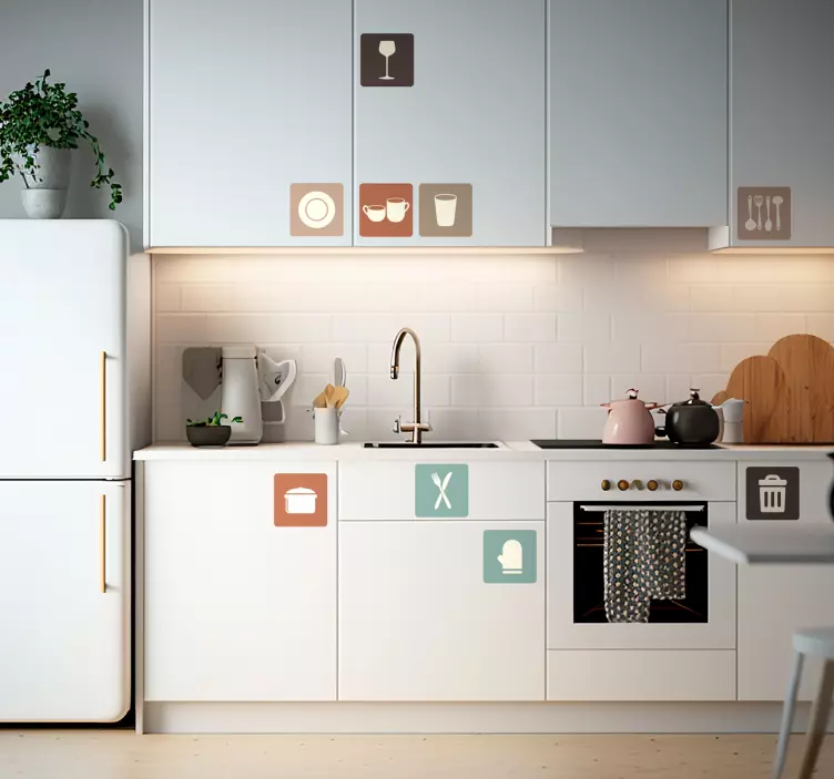 Schubladen Aufkleber für Küchengeräte  - TenStickers