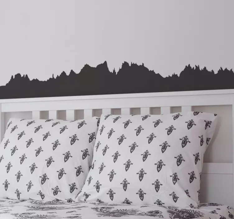 Silhouette Montserrat Wandtattoo - TenStickers