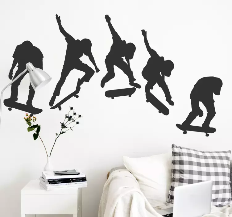 Skate evolution extremsport aufkleber - TenStickers