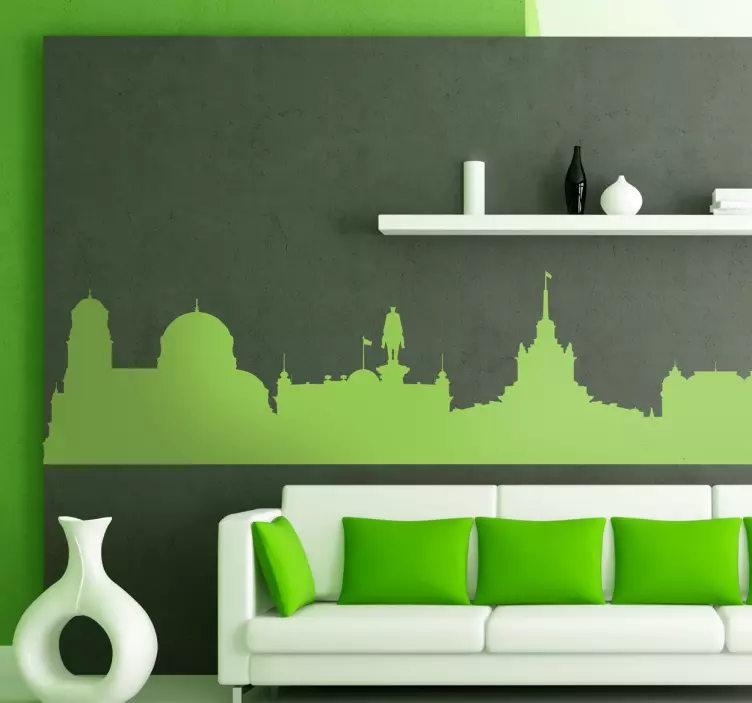 Skyline Sofia Wandtattoo - TenStickers
